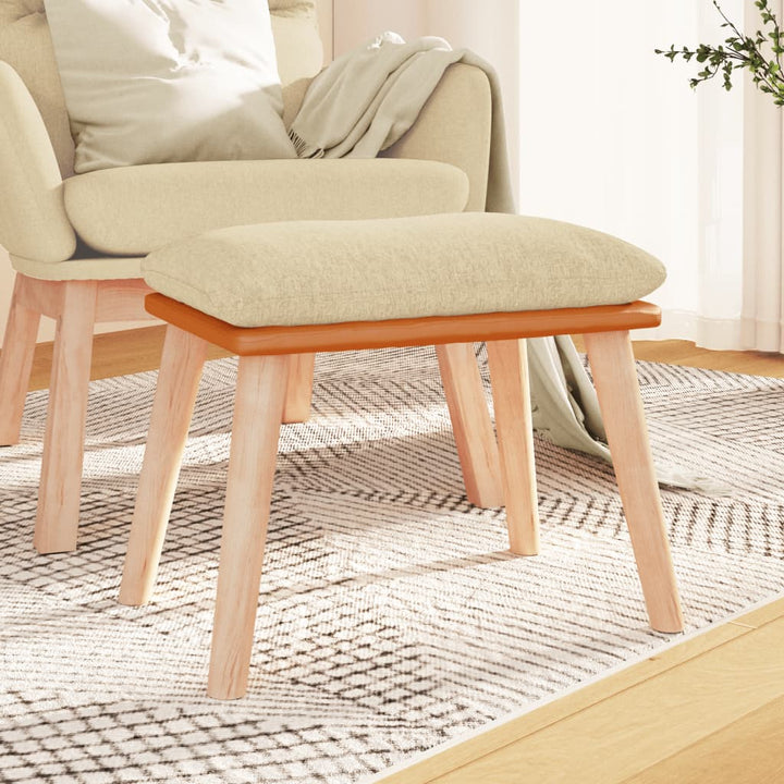 Fotpall Senaps 45X29,5X35 Cm Tyg Och Konstläder
