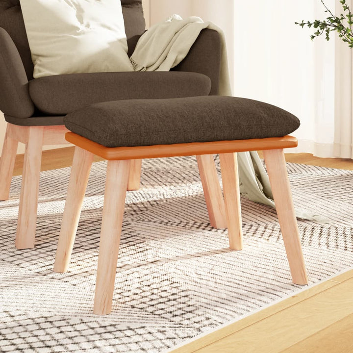Fotpall Senaps 45X29,5X35 Cm Tyg Och Konstläder