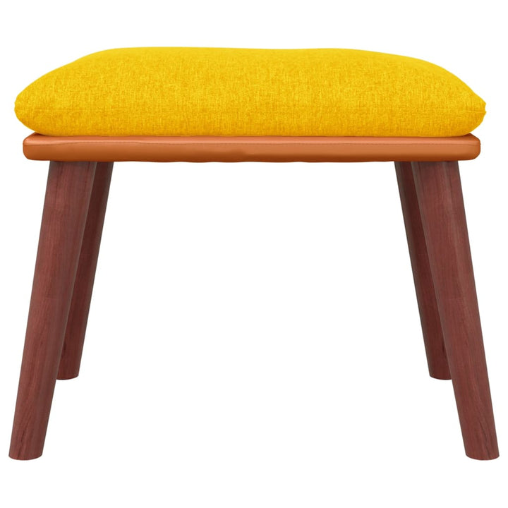 Fotpall Senaps 45X29,5X35 Cm Tyg Och Konstläder