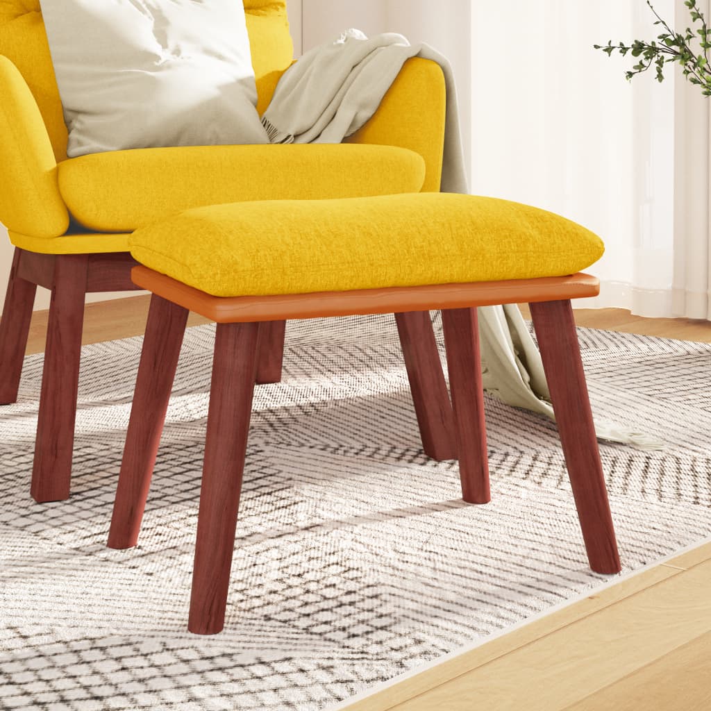 Fotpall Senaps 45X29,5X35 Cm Tyg Och Konstläder