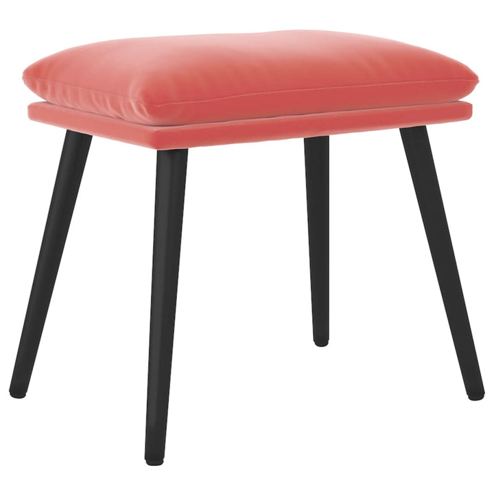 Fotpall 45X29,5X35 Cm Sammet
