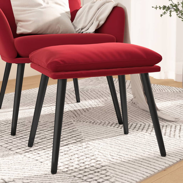 Fotpall 45X29,5X35 Cm Sammet