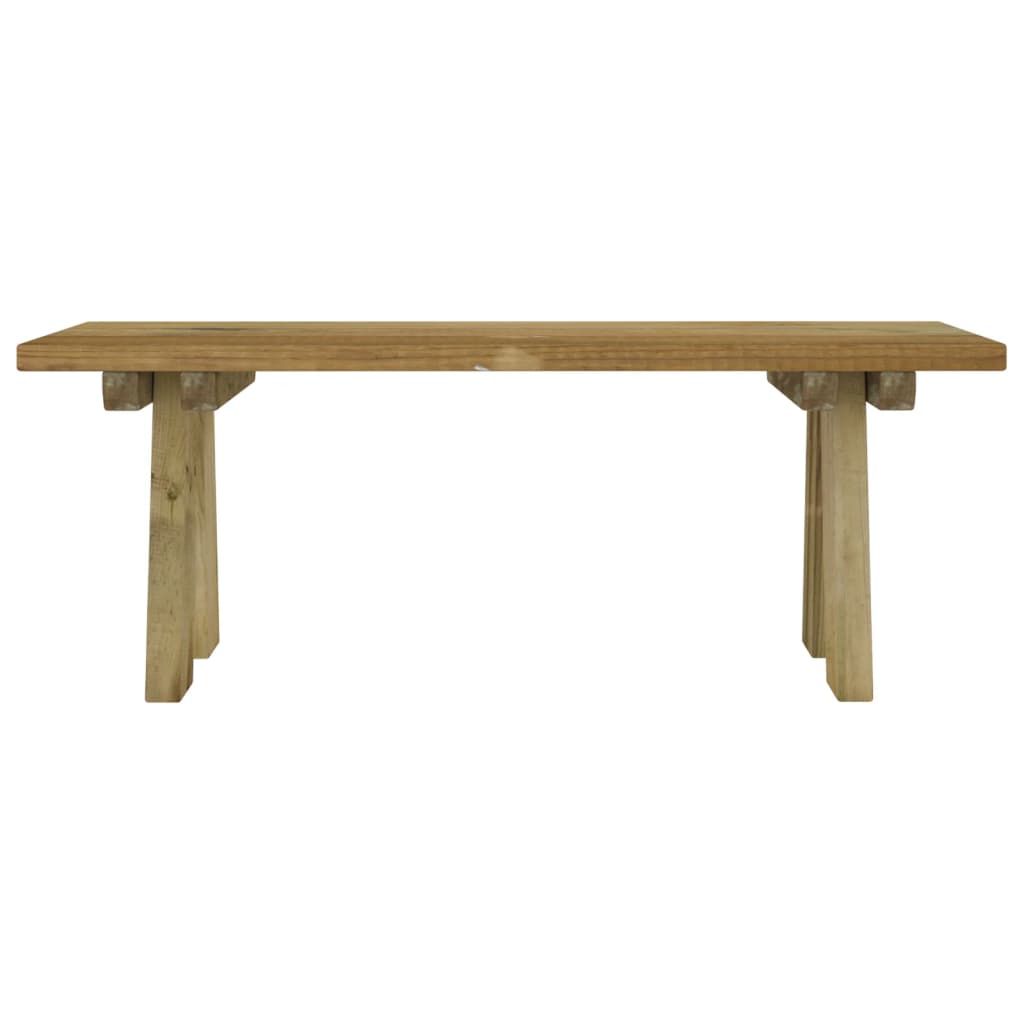 Trädgårdsbänk 110 Cm Massiv Impregnerad Furu