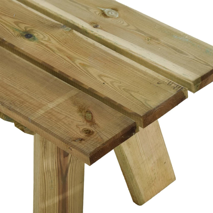 Trädgårdsbänk 110 Cm Massiv Impregnerad Furu
