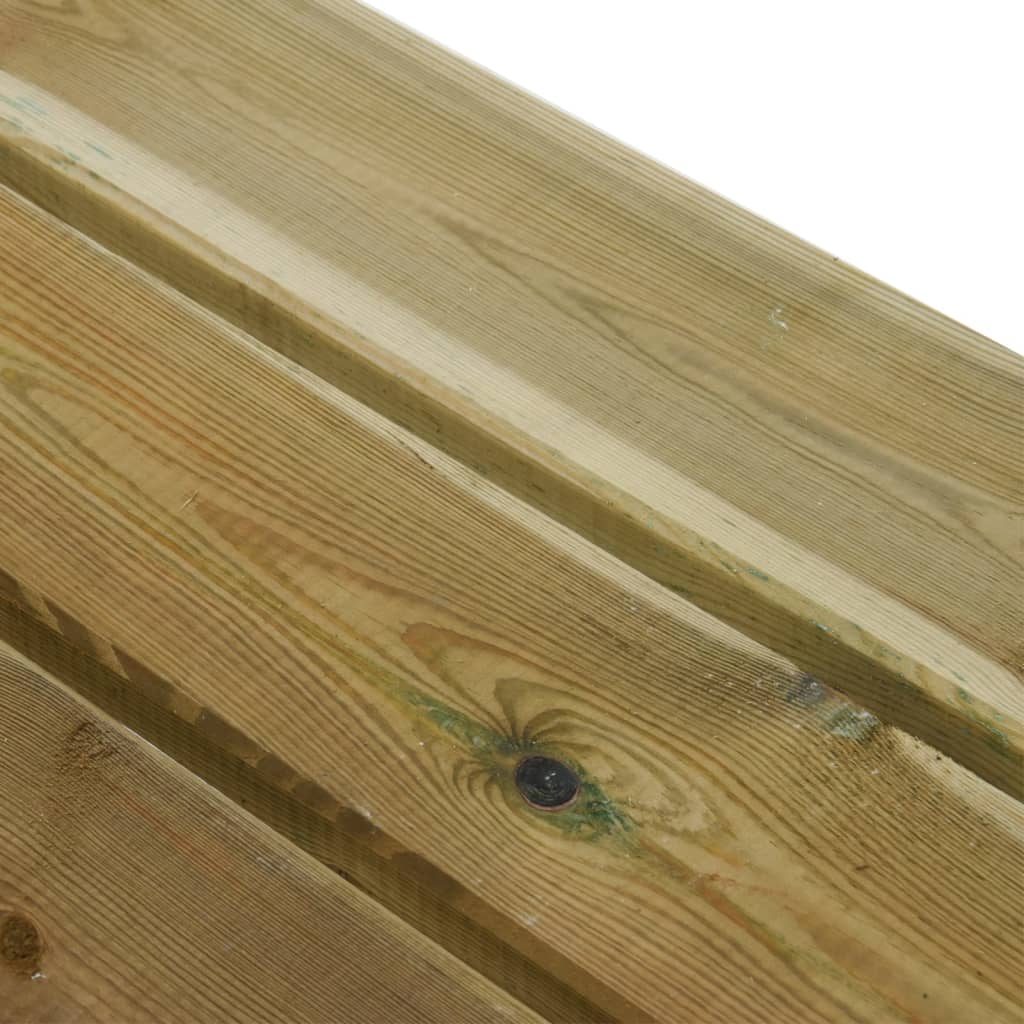 Trädgårdsbänk 110 Cm Massiv Impregnerad Furu