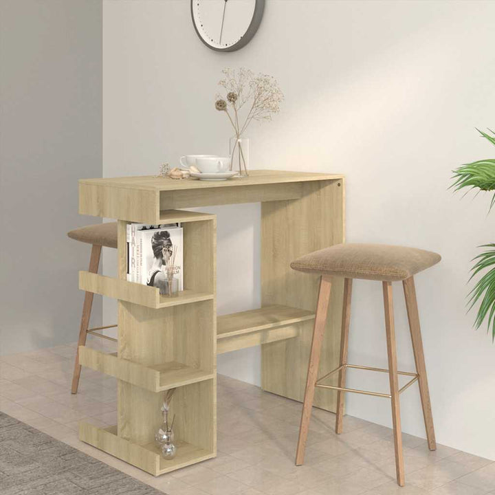 Barbord Med Hyllor 100X48X101,5 Cm