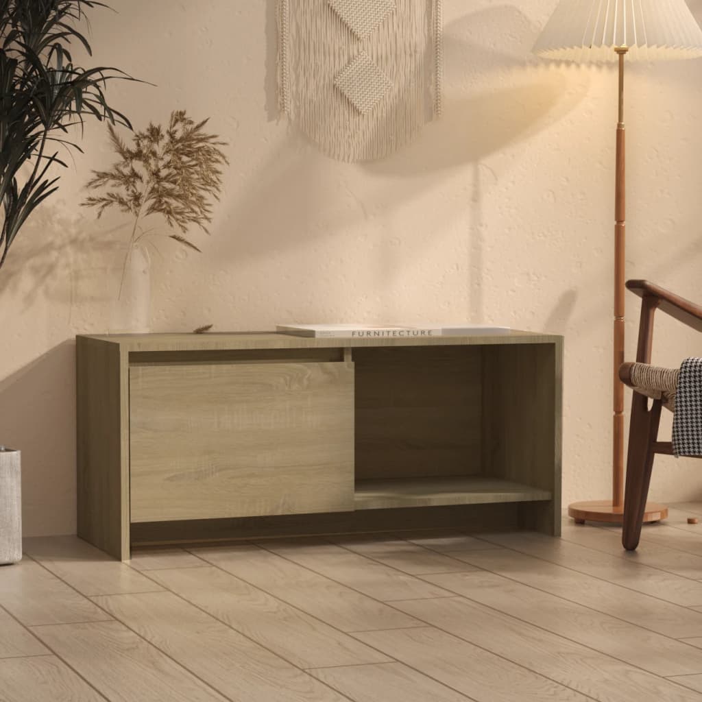 Tv-Bänk 90X35X40 Cm Konstruerat Trä