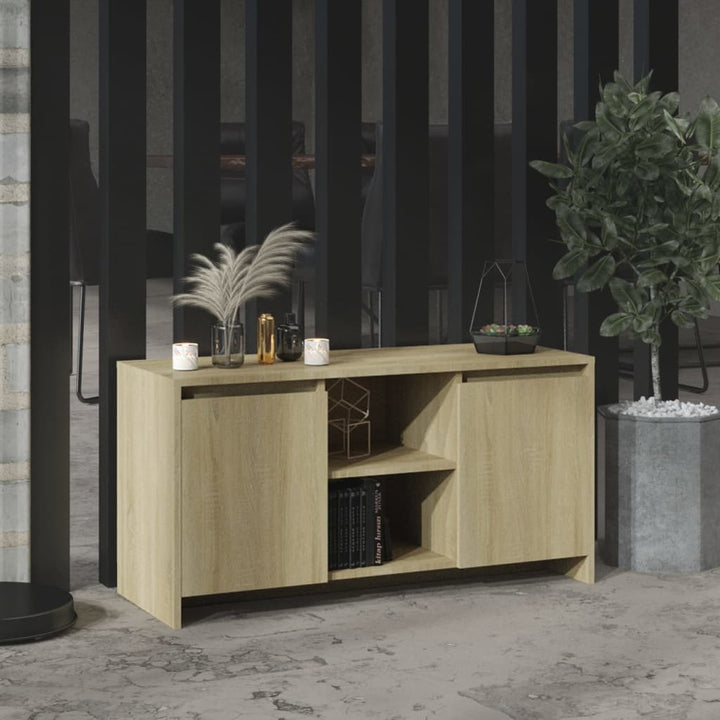 Tv-Bänk 102X37,5X52,5 Cm Konstruerat Trä