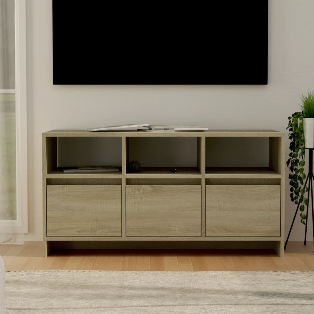 Tv-Bänk 102X37,5X52,5 Cm Konstruerat Trä