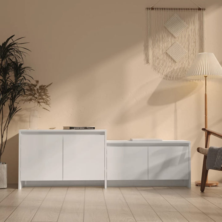 Tv-Bänk 146,5X35X50 Cm Konstruerat Trä