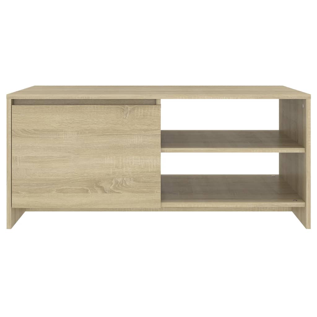 Soffbord Sonoma-Ek 102X50X45 Cm Konstruerat Trä
