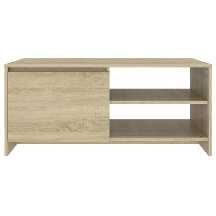 Soffbord Sonoma-Ek 102X50X45 Cm Konstruerat Trä