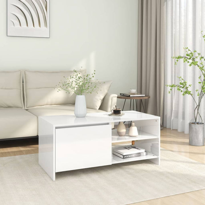 Soffbord Sonoma-Ek 102X50X45 Cm Konstruerat Trä