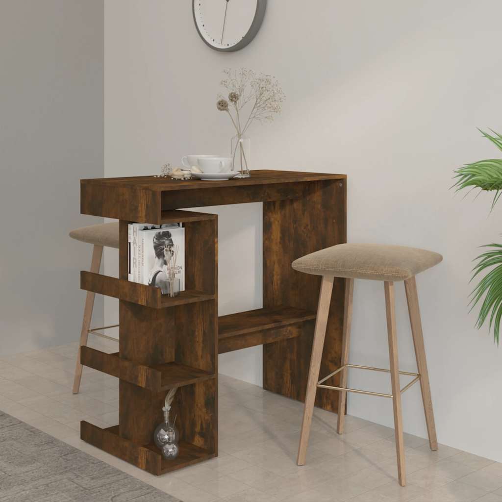 Barbord Med Hyllor 100X48X101,5 Cm
