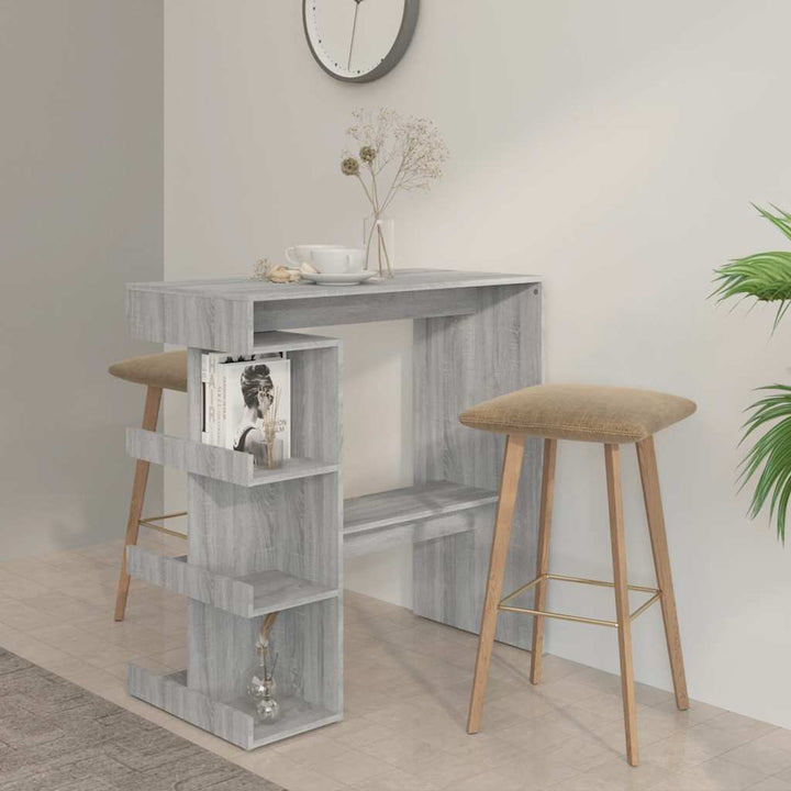 Barbord Med Hyllor 100X48X101,5 Cm