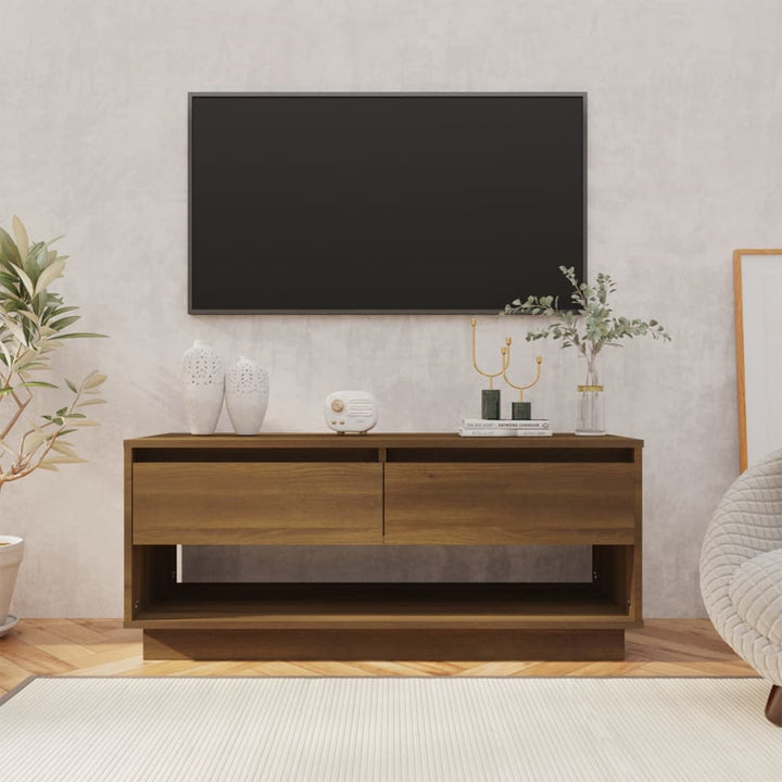 Tv-Bänk 102X41X44 Cm Konstruerat Trä