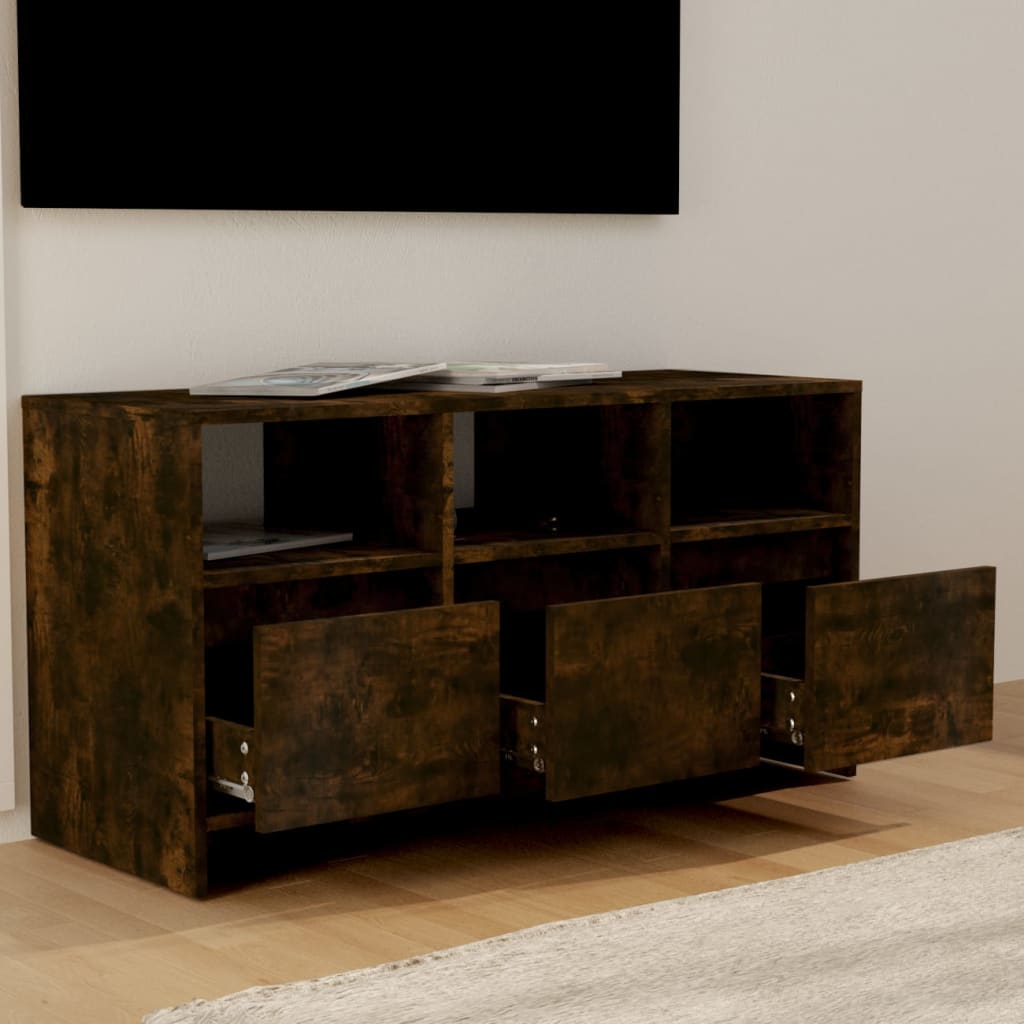 Tv-Bänk 102X37,5X52,5 Cm Konstruerat Trä