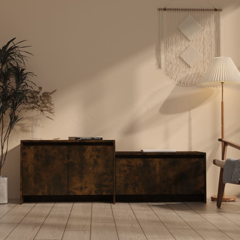 Tv-Bänk 146,5X35X50 Cm Konstruerat Trä