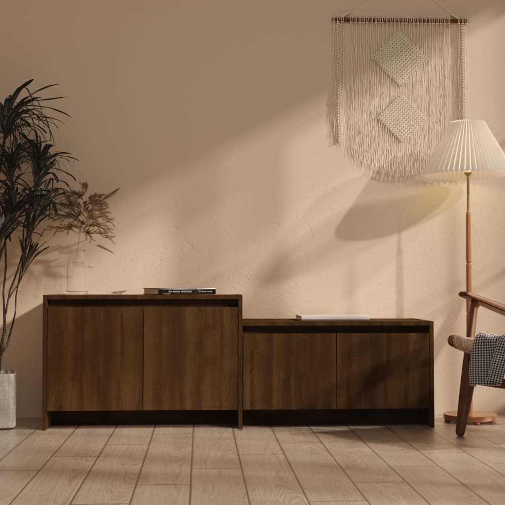 Tv-Bänk 146,5X35X50 Cm Konstruerat Trä