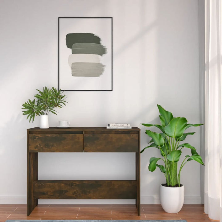 Avlastningsbord 100X35X76,5 Cm Konstruerat Trä