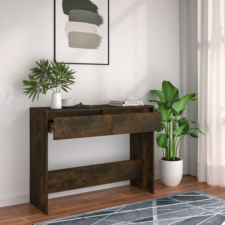 Avlastningsbord 100X35X76,5 Cm Konstruerat Trä
