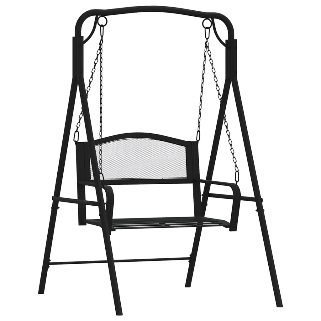 Hammock 124 Cm Svart Stål