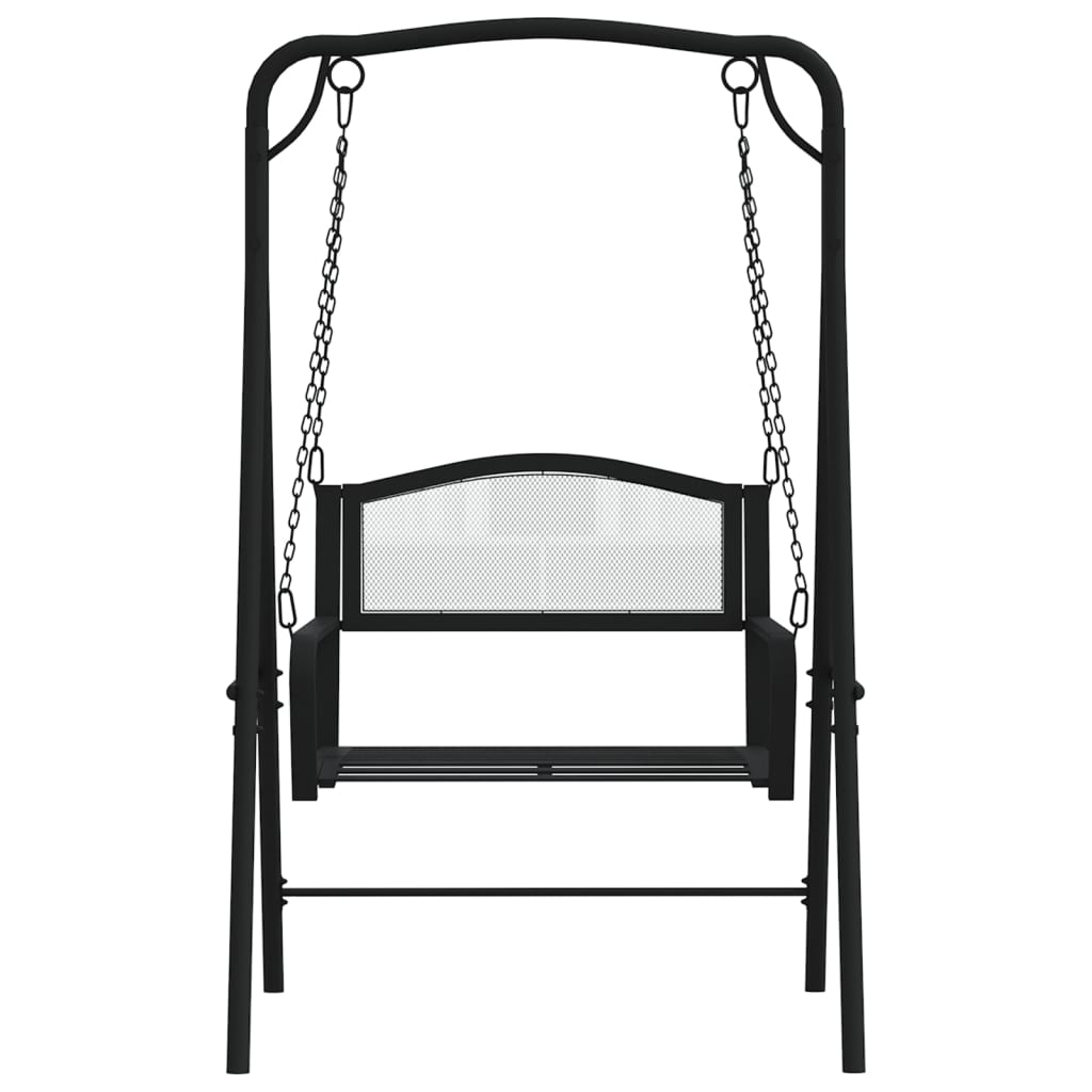 Hammock 124 Cm Svart Stål