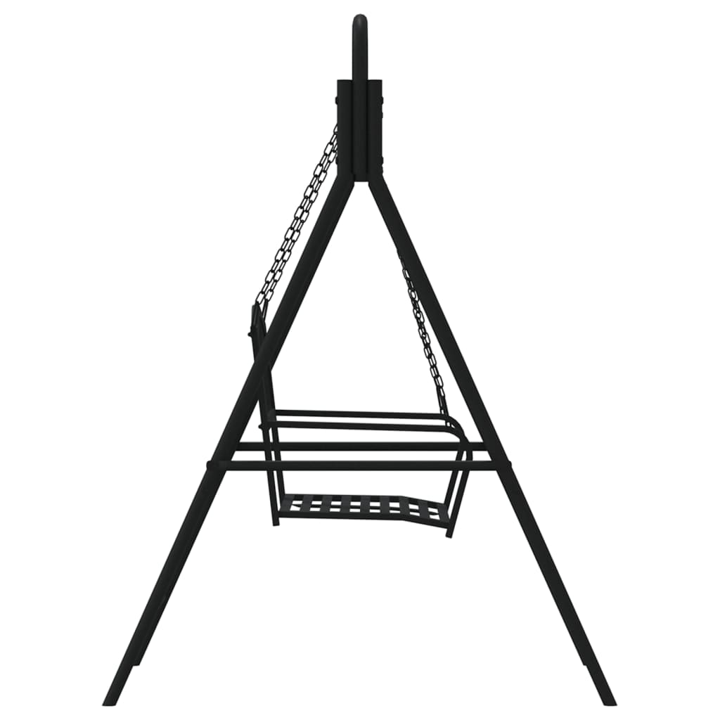 Hammock 124 Cm Svart Stål