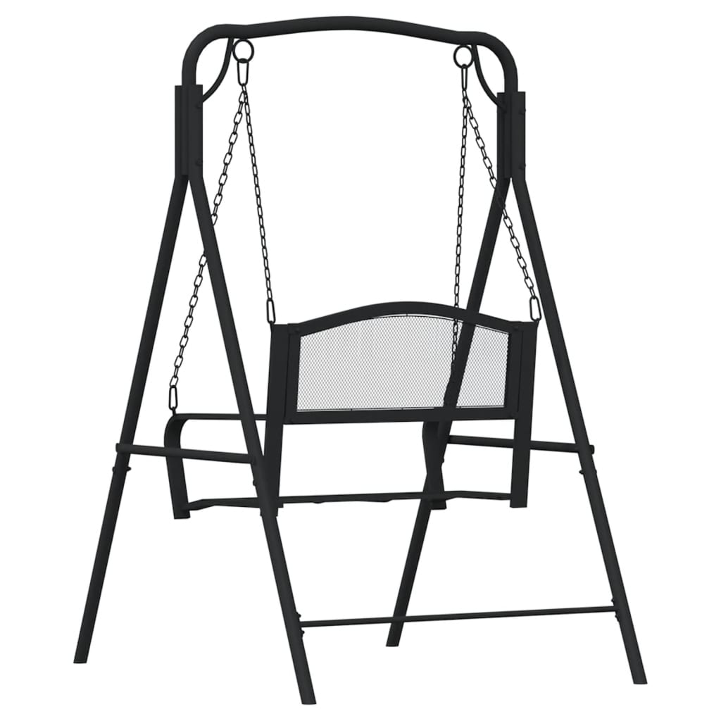Hammock 124 Cm Svart Stål