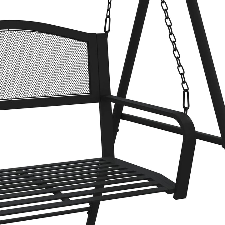 Hammock 124 Cm Svart Stål