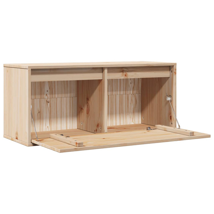 Väggskåp 80X30X35 Cm Massiv Furu