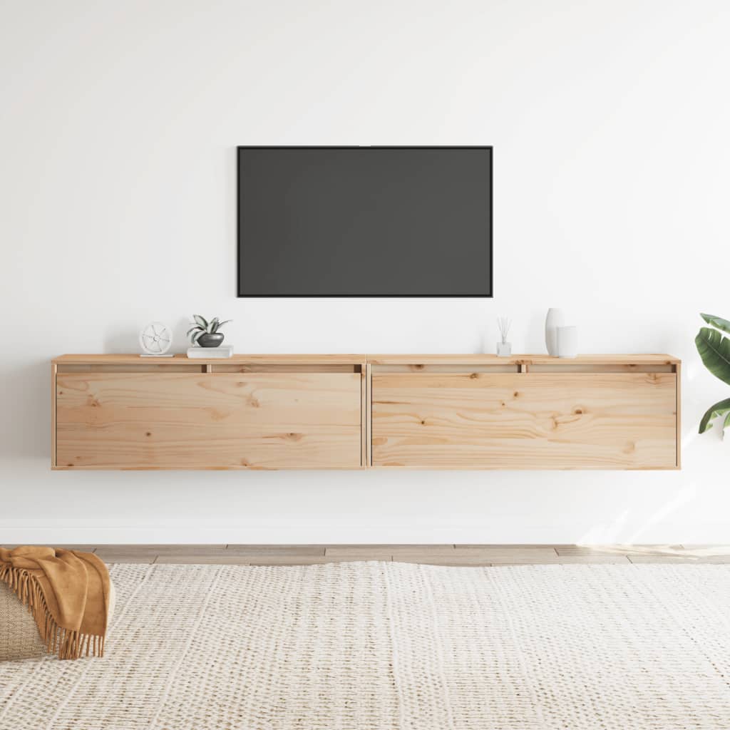 Väggskåp 100X30X35 Cm Massiv Furu