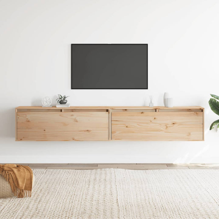Väggskåp 100X30X35 Cm Massiv Furu