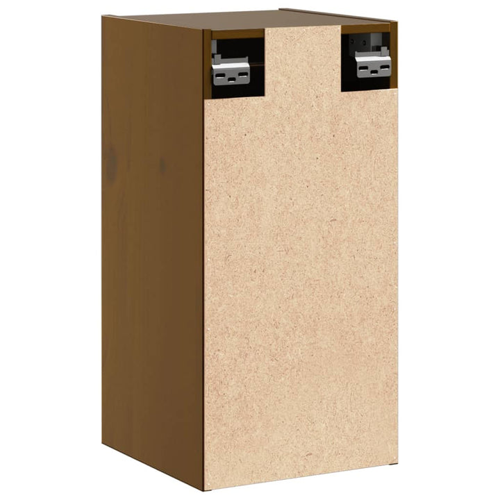 Väggskåp 2 St 30X30X60 Cm Massiv Furu