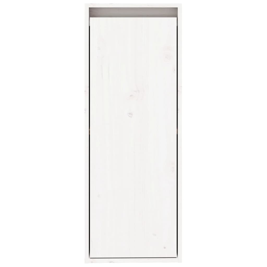 Väggskåp 2 St 30X30X80 Cm Massiv Furu