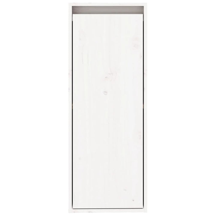 Väggskåp 2 St 30X30X80 Cm Massiv Furu
