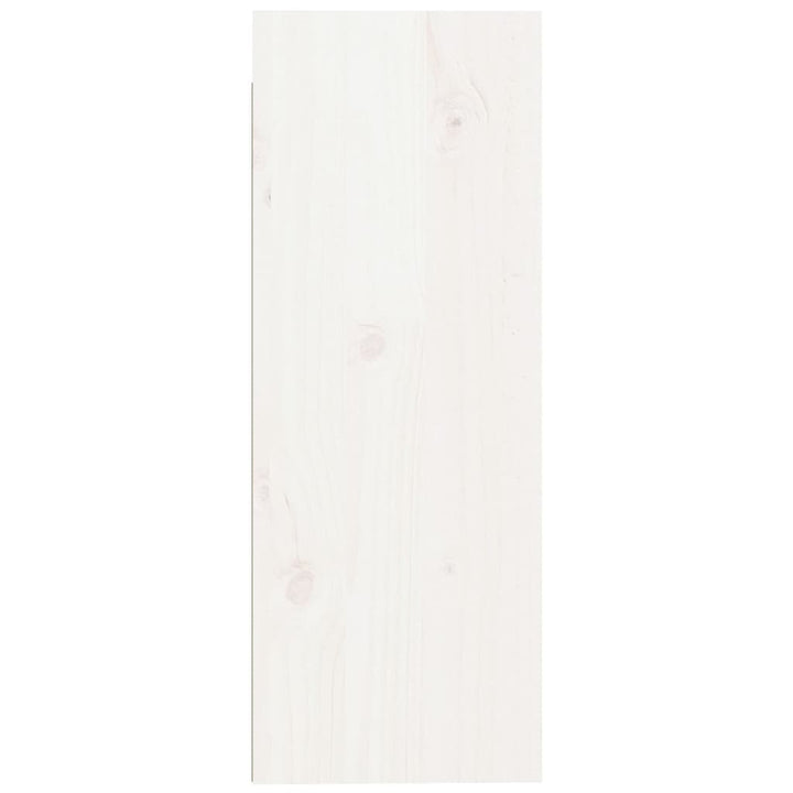 Väggskåp 2 St 30X30X80 Cm Massiv Furu
