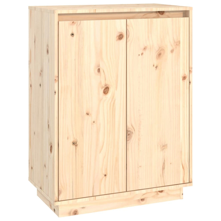 Skoskåp 60X35X80 Cm Massiv Furu