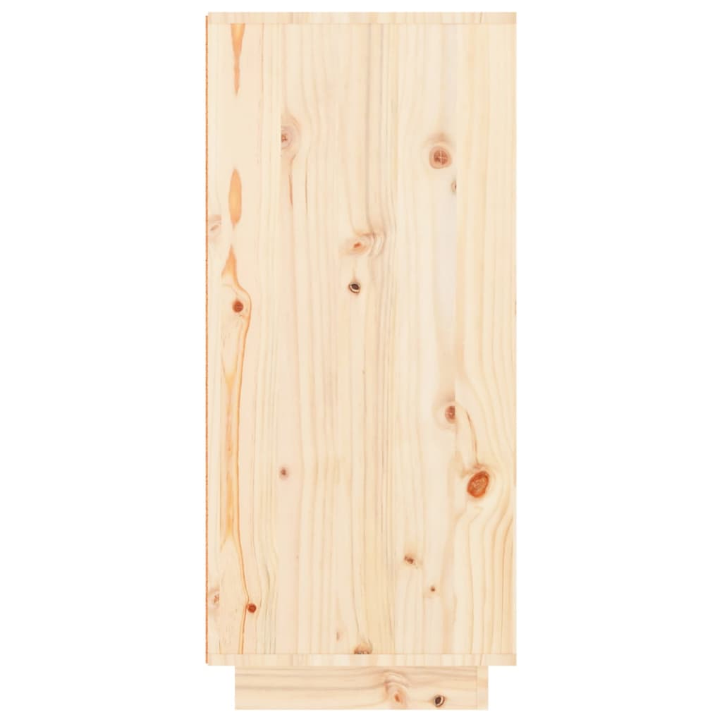 Skoskåp 60X35X80 Cm Massiv Furu