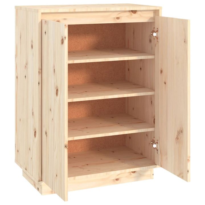 Skoskåp 60X35X80 Cm Massiv Furu