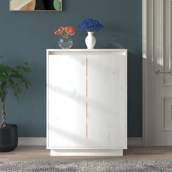 Skoskåp 60X35X80 Cm Massiv Furu