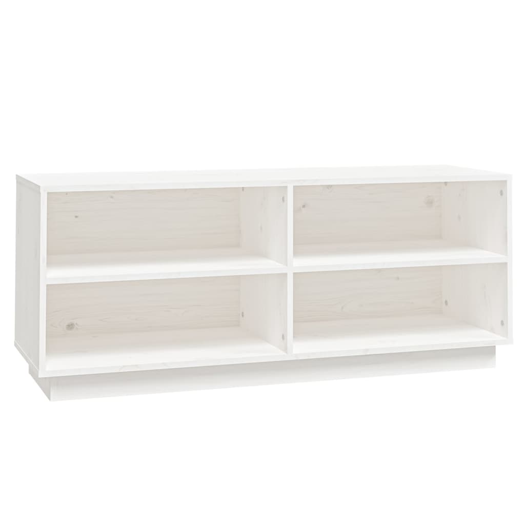 Skoskåp 110X34X45 Cm Massiv Furu