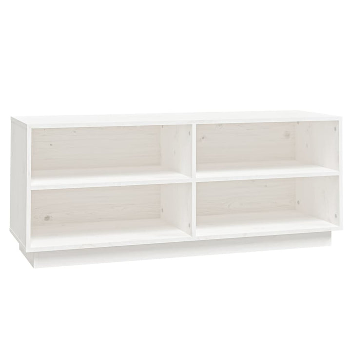 Skoskåp 110X34X45 Cm Massiv Furu