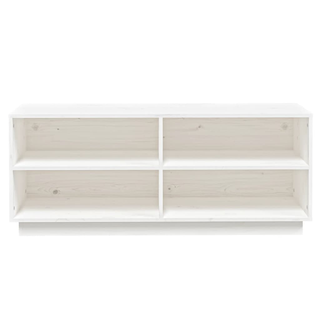 Skoskåp 110X34X45 Cm Massiv Furu