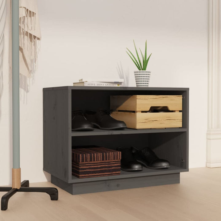 Skoskåp 60X34X45 Cm Massiv Furu