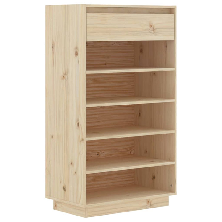 Skoskåp 60X34X105 Cm Massiv Furu