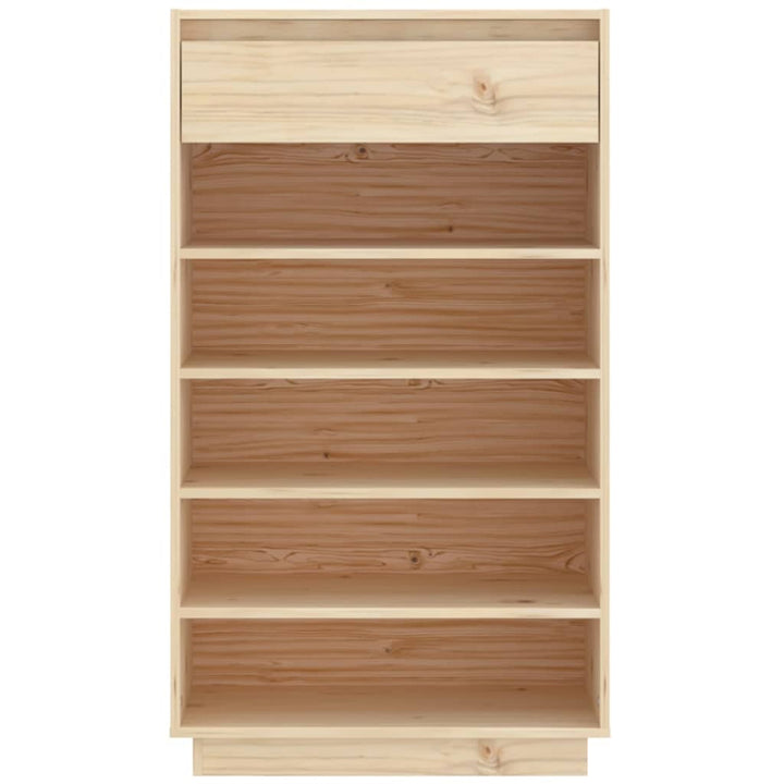 Skoskåp 60X34X105 Cm Massiv Furu