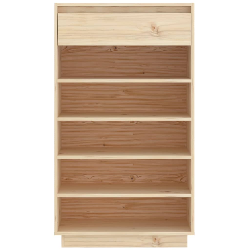 Skoskåp 60X34X105 Cm Massiv Furu