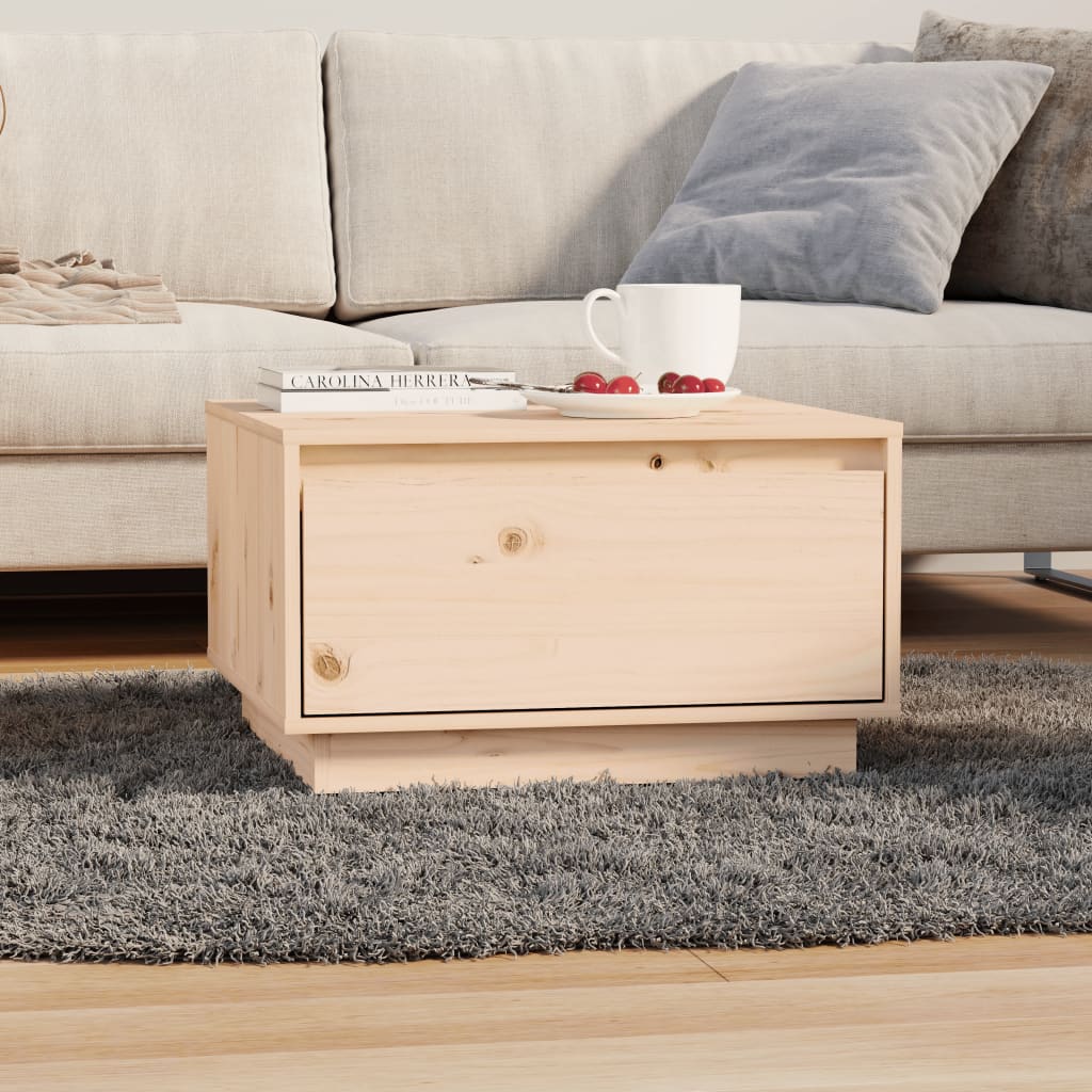 Soffbord 55X56X32 Cm Massivt Furu