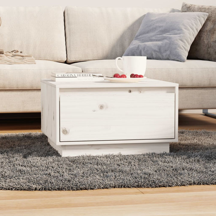 Soffbord 55X56X32 Cm Massivt Furu